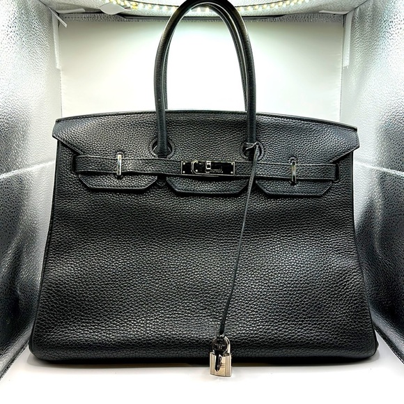 Hermès Birkin 40 Noir Togo Palladium Hardware - Picture 3 of 17